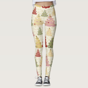 Coloured Christmas tree Leggings