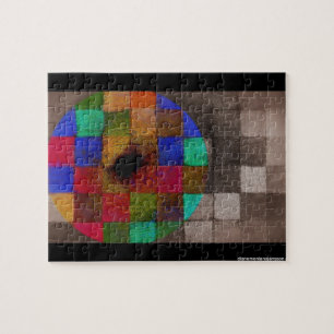 coloured circle jigsaw puzzle