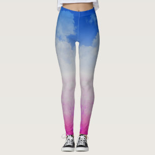 Coloured Clouds Two Leggings