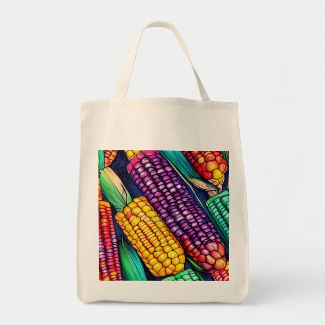 Coloured Corn Tote Bag (Front)