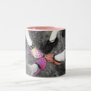 Coloured Crocs & Soft Shoes Mug