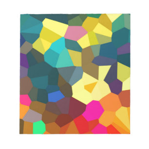 Coloured Crystals Notepad
