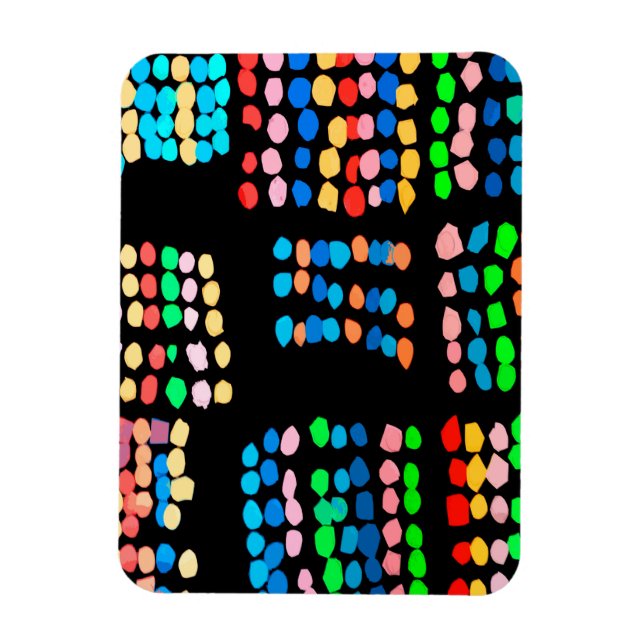 Coloured dots magnet (Vertical)