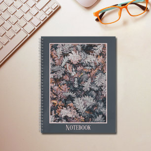 Coloured fall autumn leaves Notebook