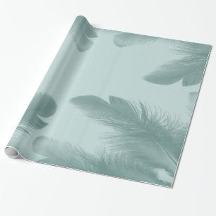 Coloured Feathers Wrapping Paper