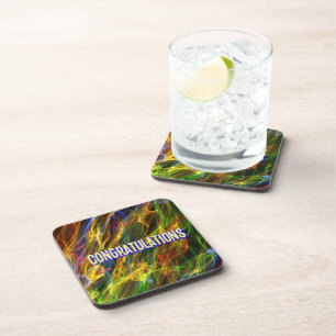 Coloured Flames Coaster
