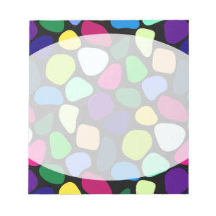 Coloured Flat Stone Mosaic I + your ideas Notepad