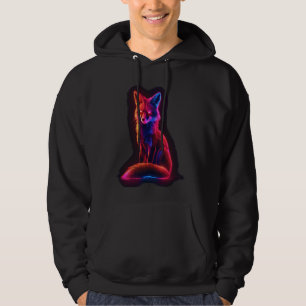coloured fox cute gaming foxes arctic boy 4 hoodie