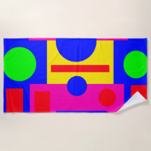 Coloured geometric shapes