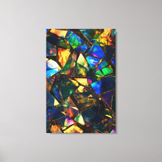 Coloured Glass Canvas Print