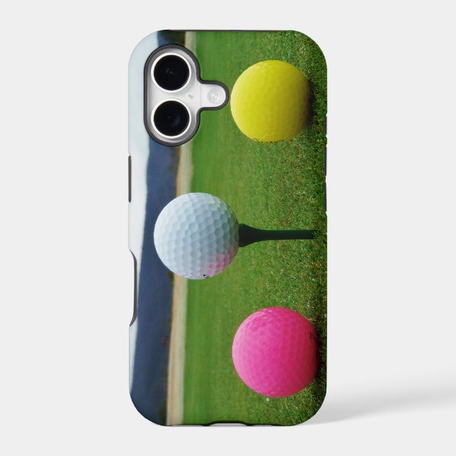 Coloured Golf Balls, mountain tee (Back)