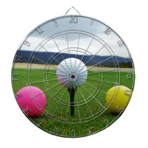 Coloured Golf Balls, mountain tee Dartboard