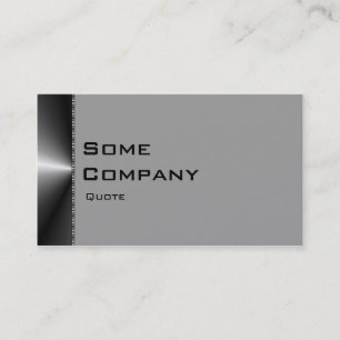 Coloured Gradient (Black And White) Business Card