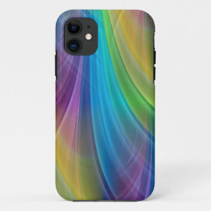 Coloured Gradients Rays - blue iPhone 11 Case