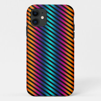Coloured Gradients Stripes iPhone 11 Case