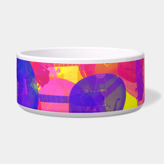 Coloured Guitar Collage (Front)