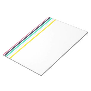 Coloured Horizontal Stripes  Notepad