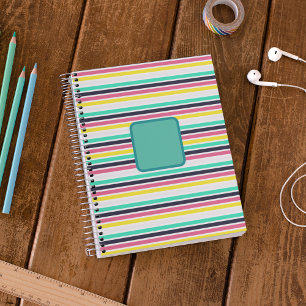Coloured Horizontal Stripes  Planner