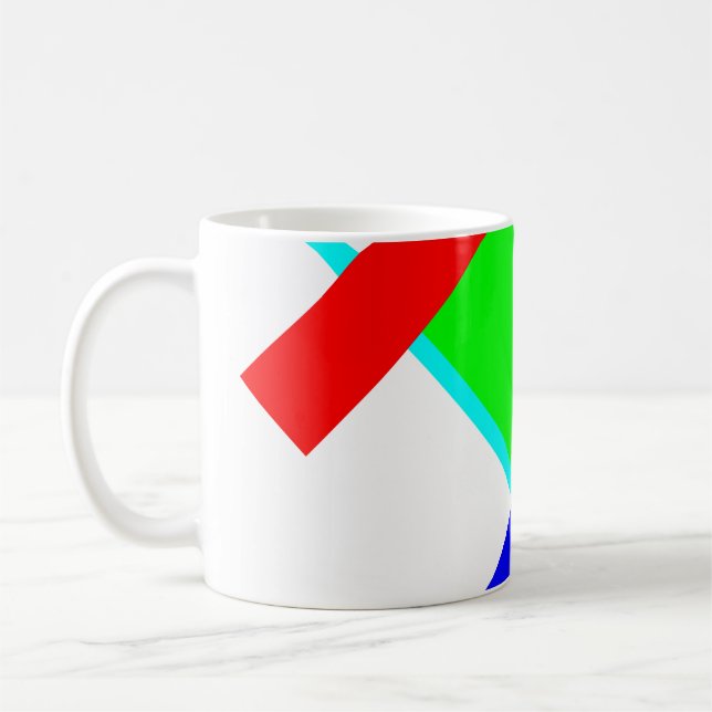 Coloured hug coffee mug (Left)