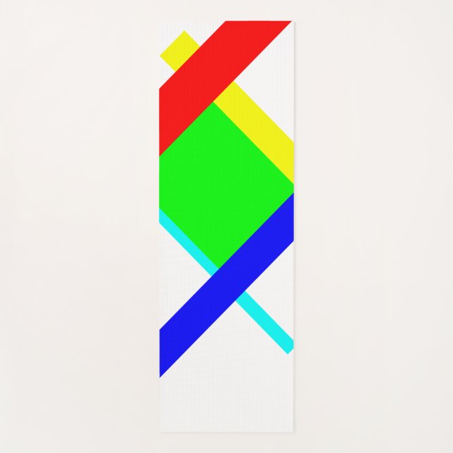 Coloured hug yoga mat (Front)