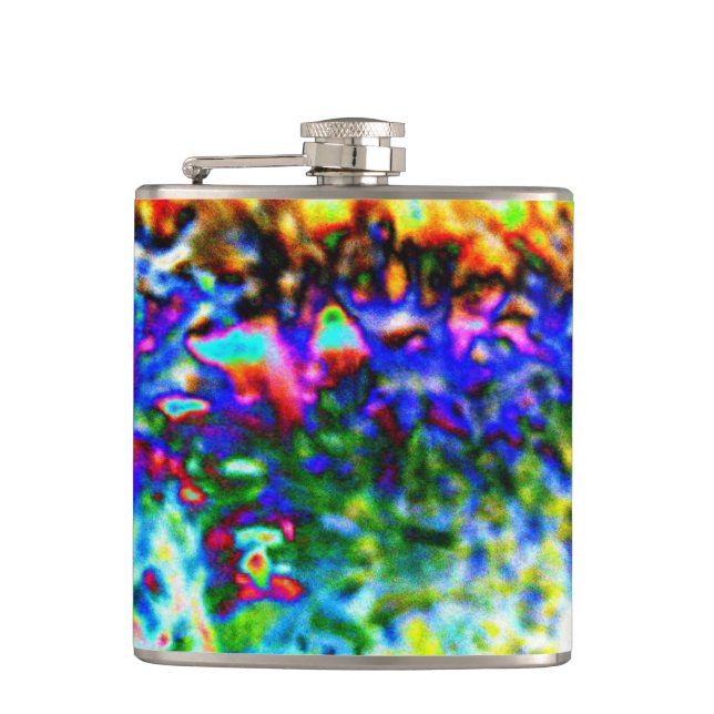 Coloured ice hip flask (Front)