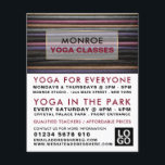 Coloured Incense, Yoga Class Advertising Flyer<br><div class="desc">Coloured Incense,  Yoga Class Advertising Flyers By The Business Card Store.</div>