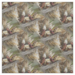 Coloured Indian Corn Nature Pattern Fabric