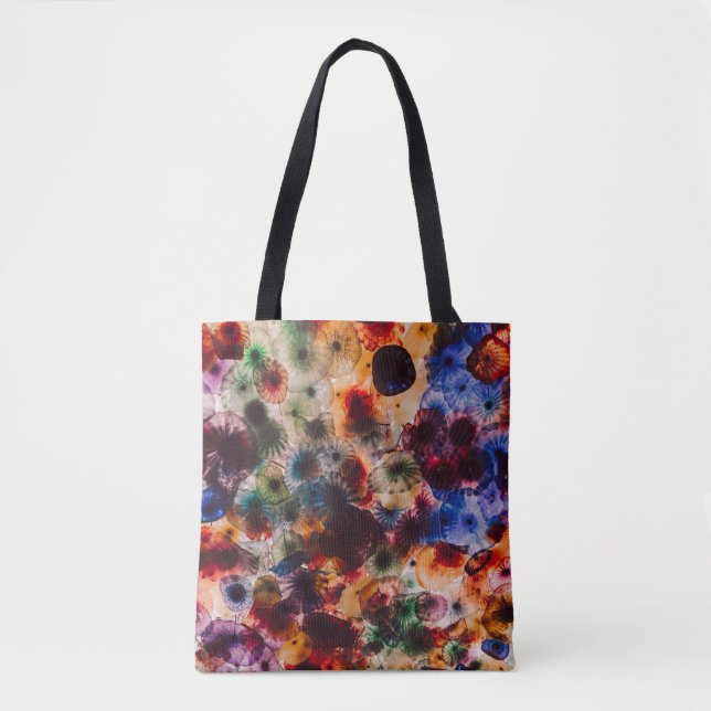 Coloured Jellyfidshes Tote Bag (Front)