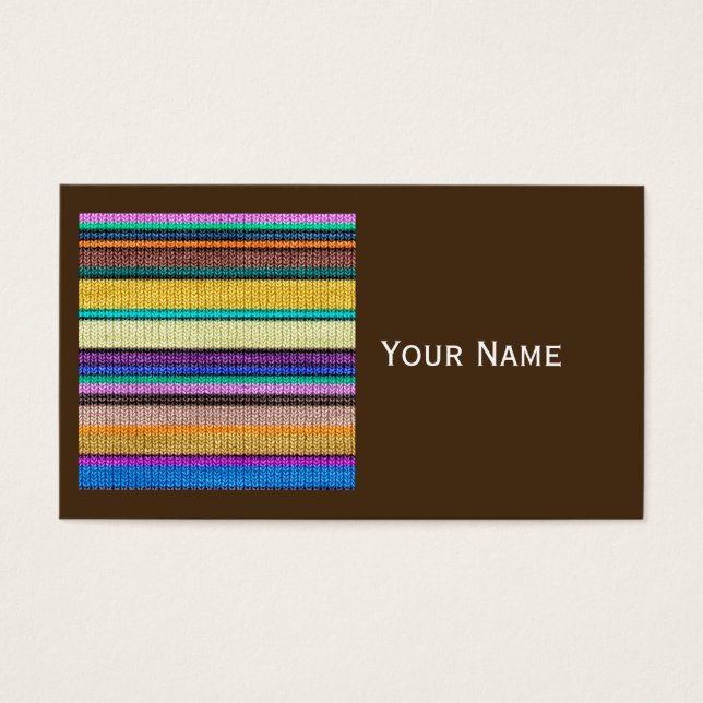 Coloured knitting Stripes seamless pattern 1 (Front)