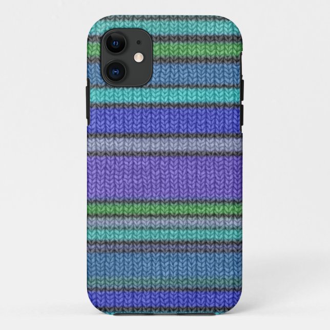 Coloured knitting Stripes seamless pattern 2 Case-Mate iPhone Case (Back)