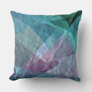 Coloured Leather Cushion
