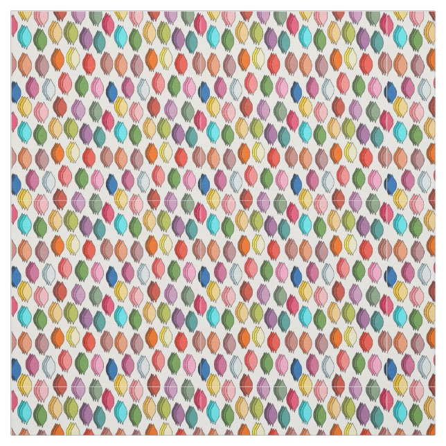 Coloured Leaves  Fabric (Swatch)