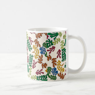 Coloured Leaves, MAtisse Style Coffee Mug