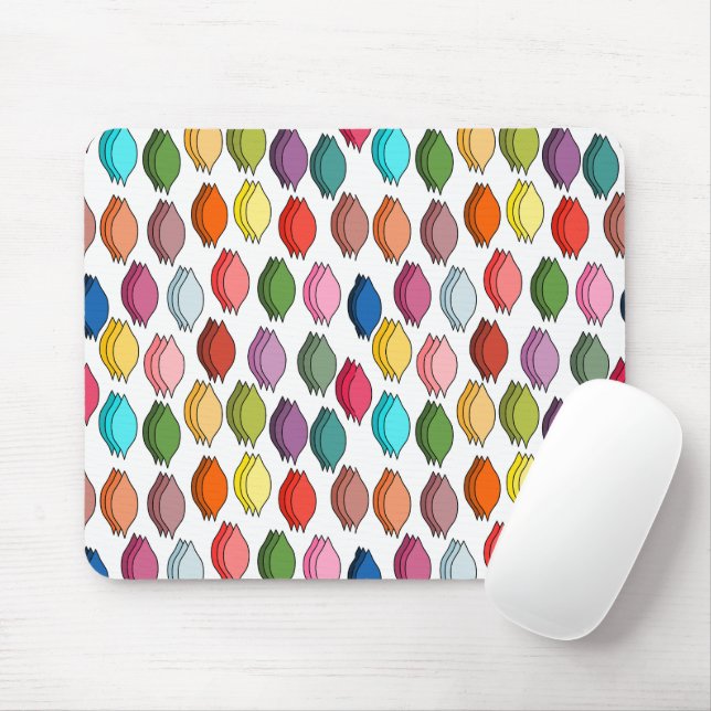 Coloured Leaves  Mouse Pad (With Mouse)