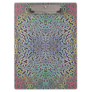 Coloured Lights Reflections Clipboard