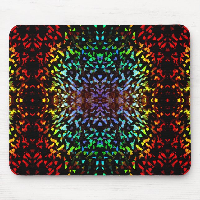 Coloured Lights Reflections Mouse Pad (Front)