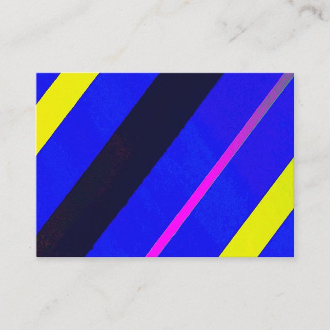 Coloured lines business card (Front)