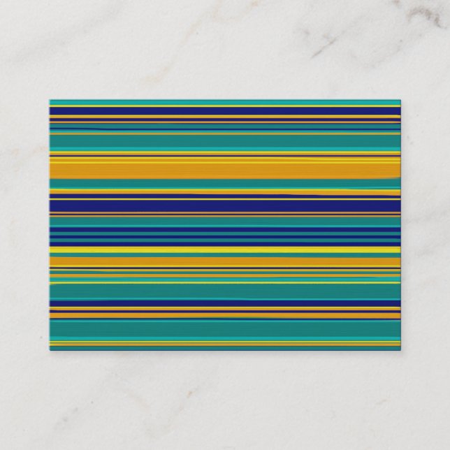Coloured Lines Business Card (Front)