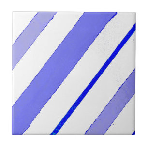 Coloured lines ceramic tile