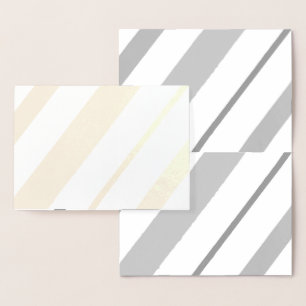 Coloured lines foil card