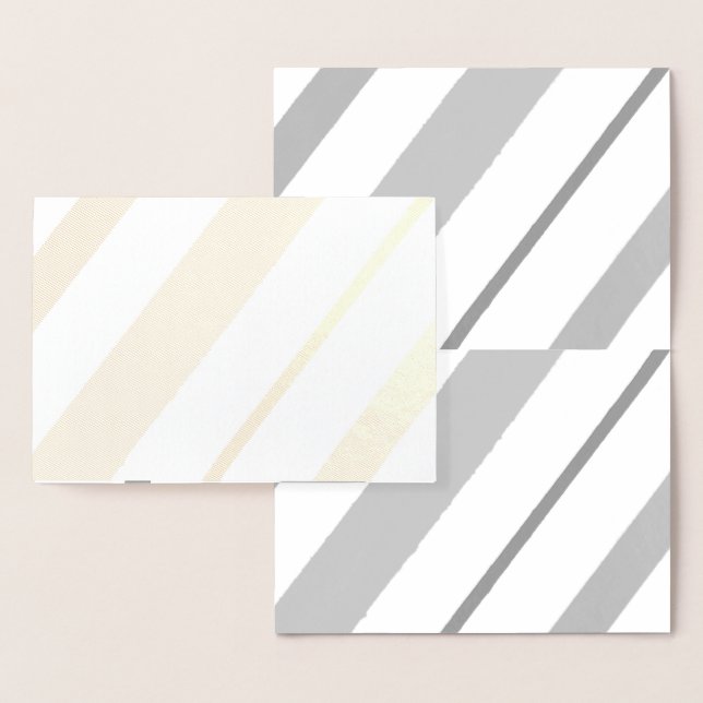 Coloured lines foil card (Display)