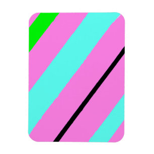Coloured lines magnet