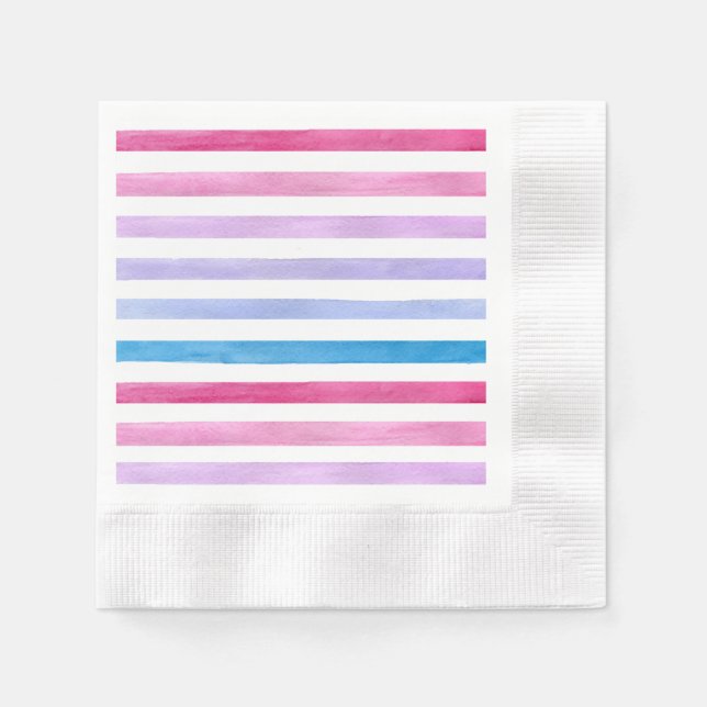 Coloured lines napkin (Front)