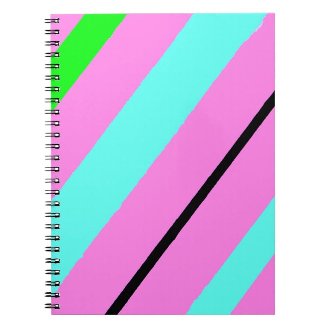 Coloured lines notebook (Front)