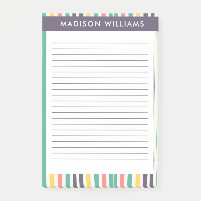 Coloured Lines notes (Front)