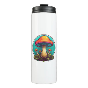 Coloured Magic Mushrooms Thermal Tumbler