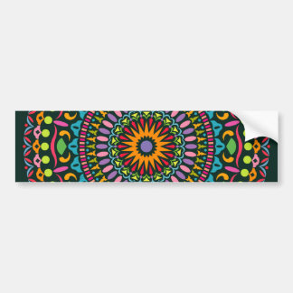 Coloured Mandala 29_06 DZY Bumper Sticker