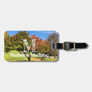 Coloured Maple Tree in Autumn Luggage Tag