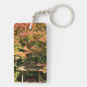Coloured Maple Trees and Rest House Key Ring