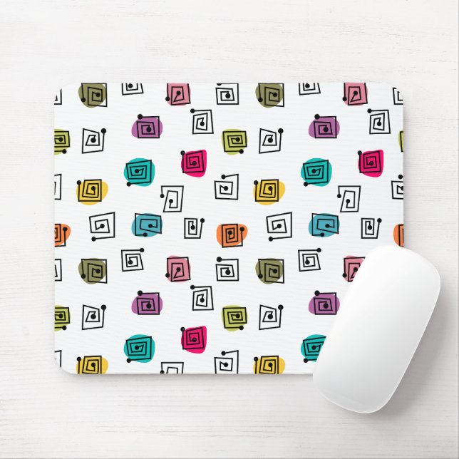 Coloured Mazes  Mouse Pad (With Mouse)